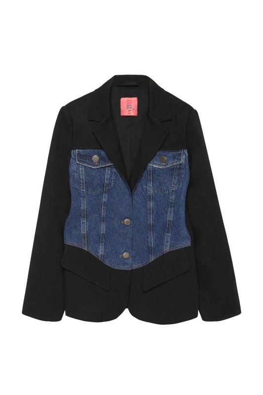 Denim Detay Blazer