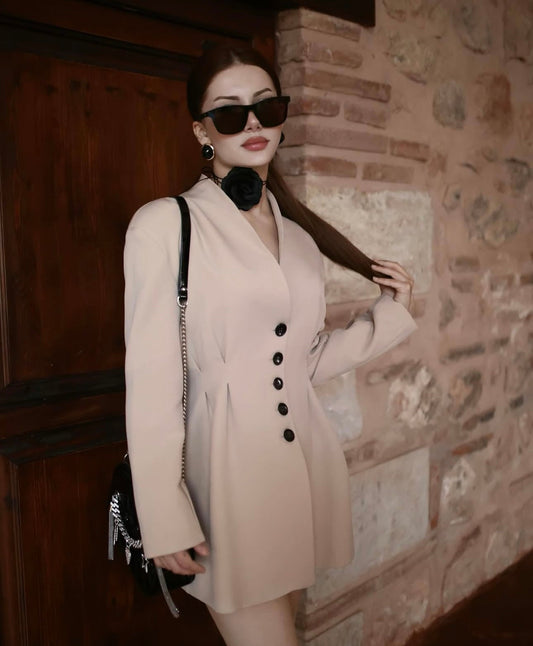 Mira Bel Pensli Ceket Elbise