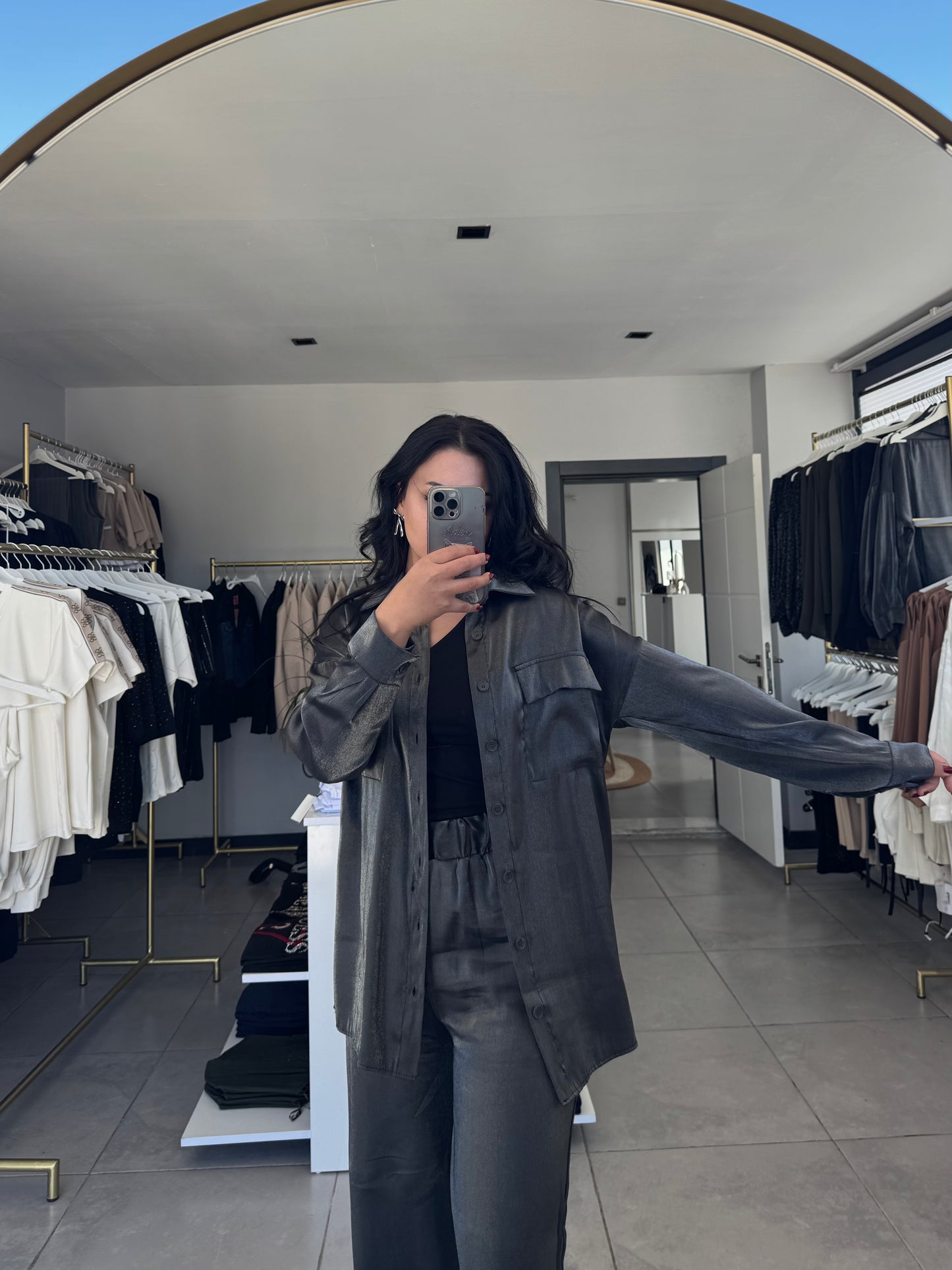 Luna Twin Simli Takım