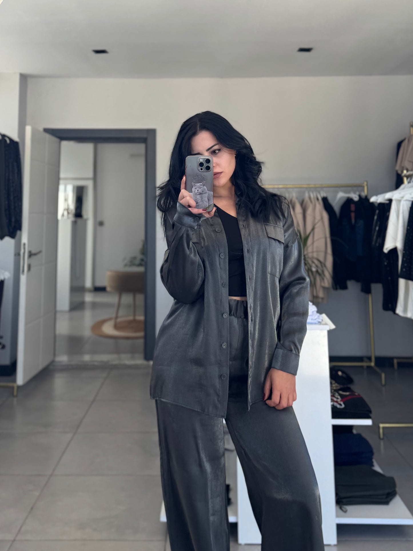 Luna Twin Simli Takım