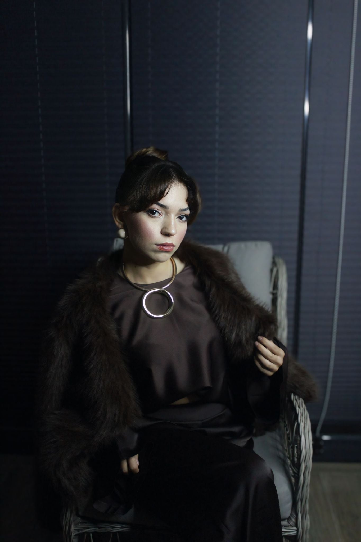 Premium Kahve Saten Takım